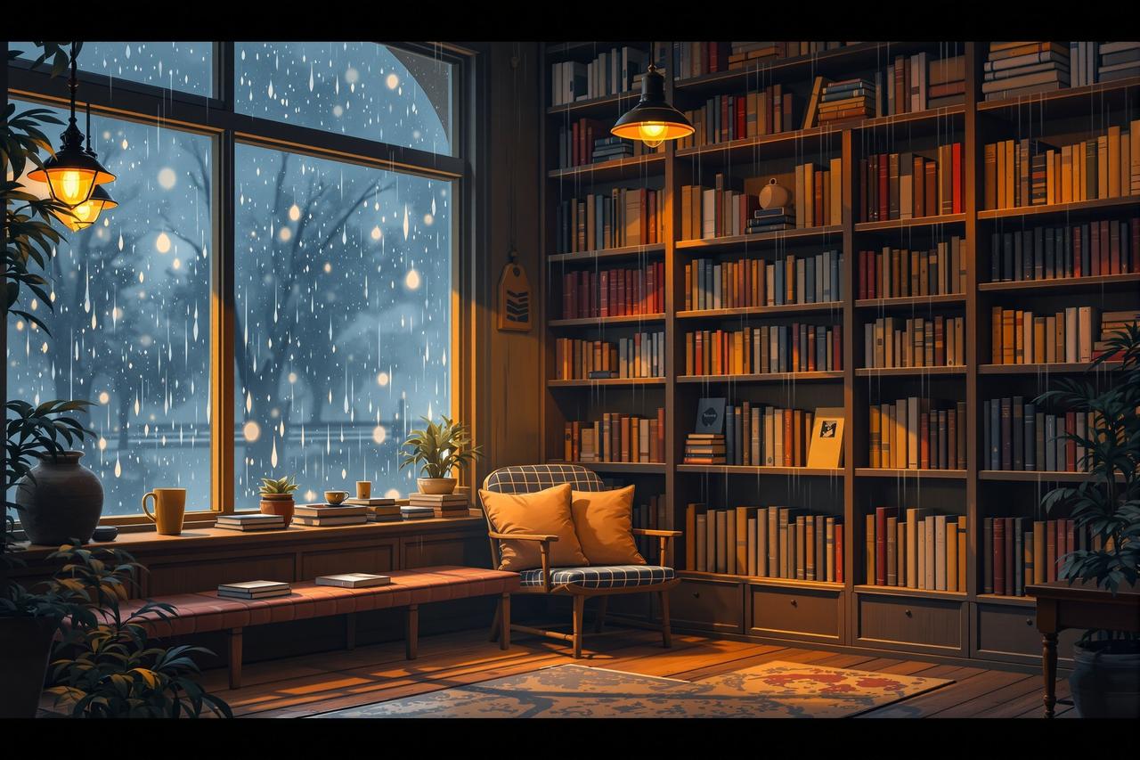爱看短剧作品 - 雨天的老书店